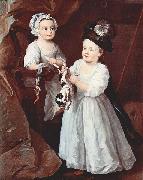 William Hogarth Portat der Lady Mary Grey und des Lord George Grey Spain oil painting artist